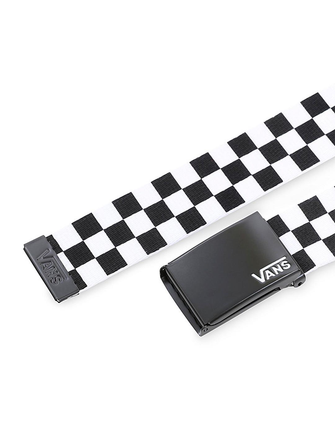 Cinturon Vans 'Deppter II' Cuadros Negro Blanco