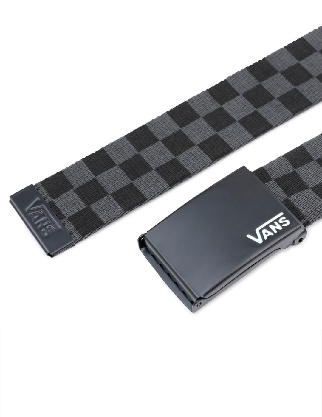 Cinturón Vans DEPPSTER II WEB cuadros Negro Gris