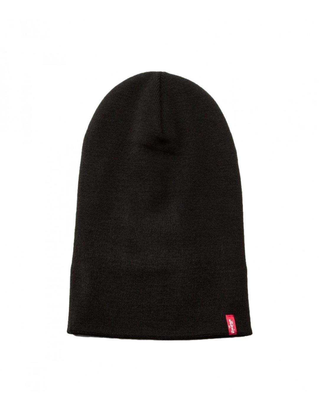 Gorro Levi´s 'Slouchy Red Tab' Negro