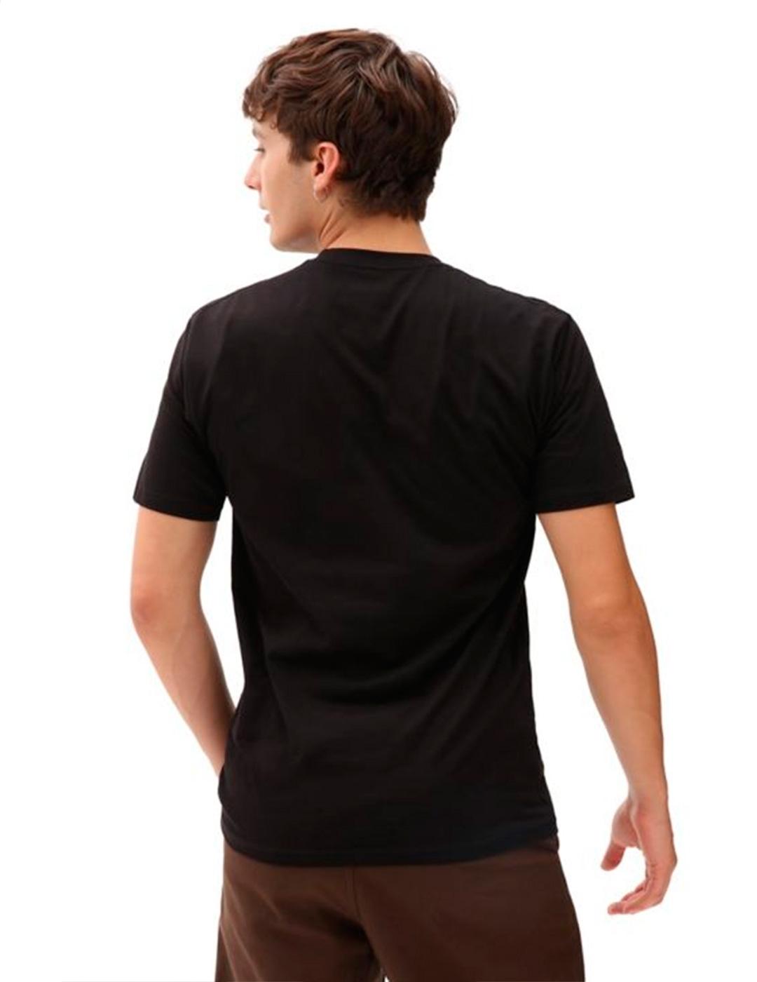 Camiseta Vans 'left Chest' Logo Negro