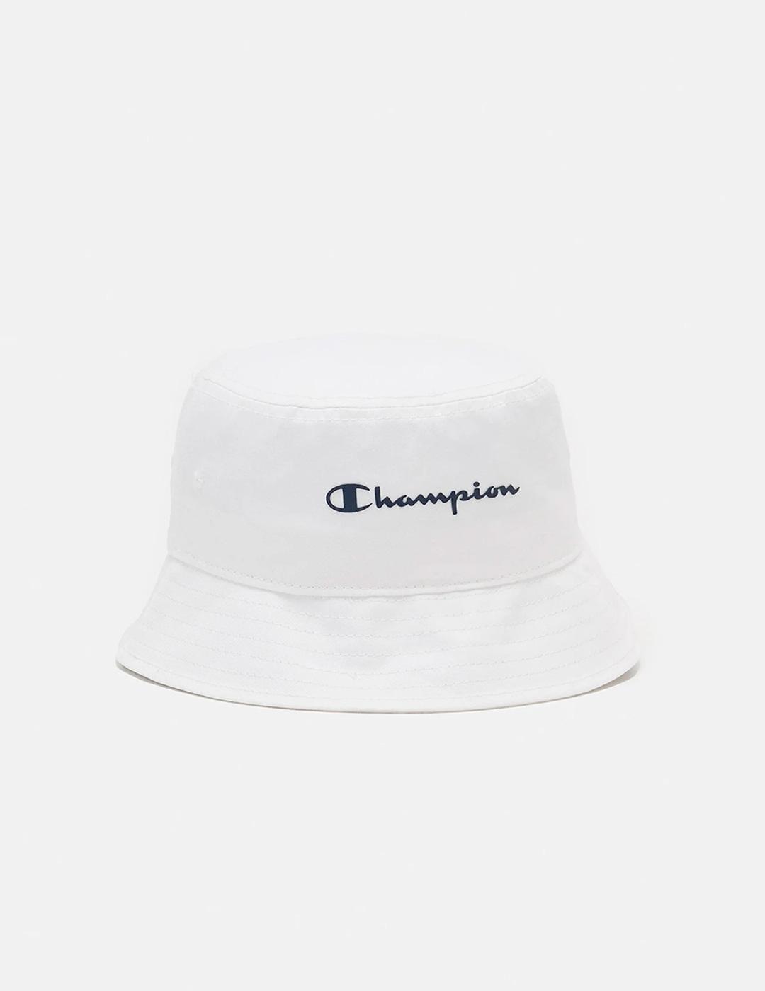 Gorro Champion Estilo Bucket Blanco