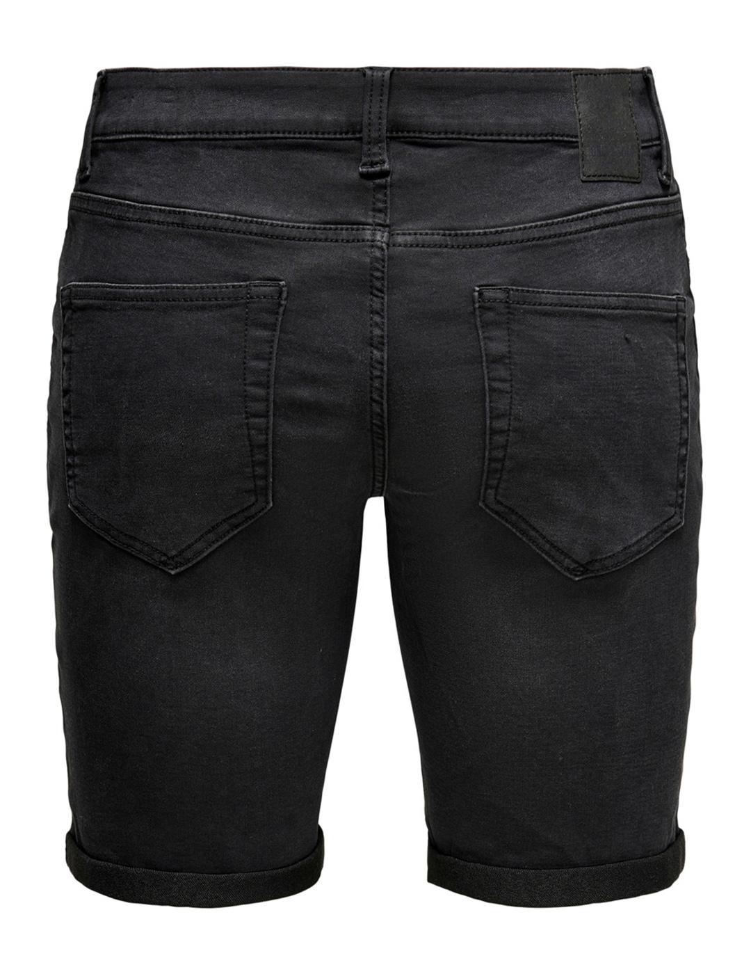 Bermudas Only&Sons Regular Negro