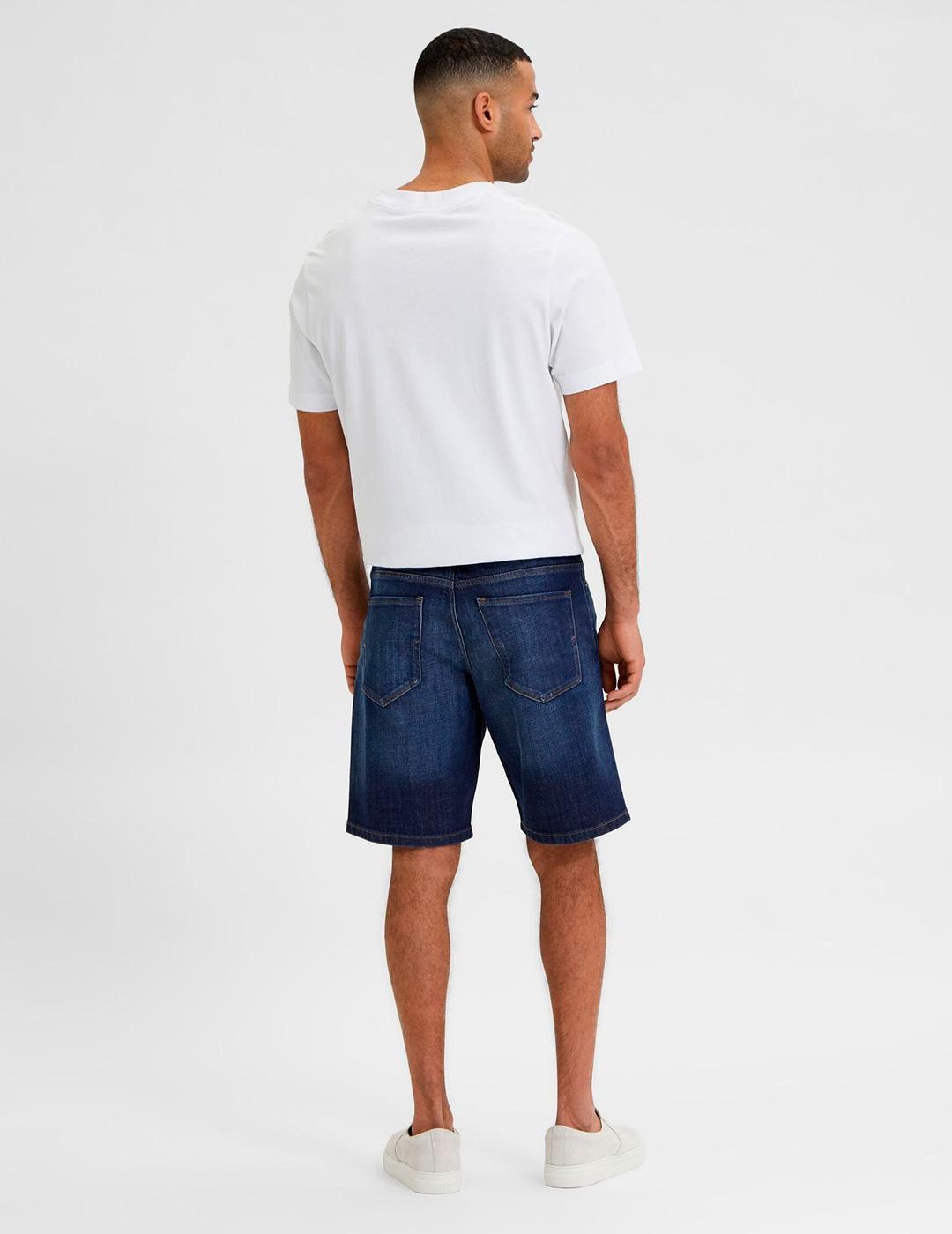 Bermuda Selected 'Alex' Elástica Azul