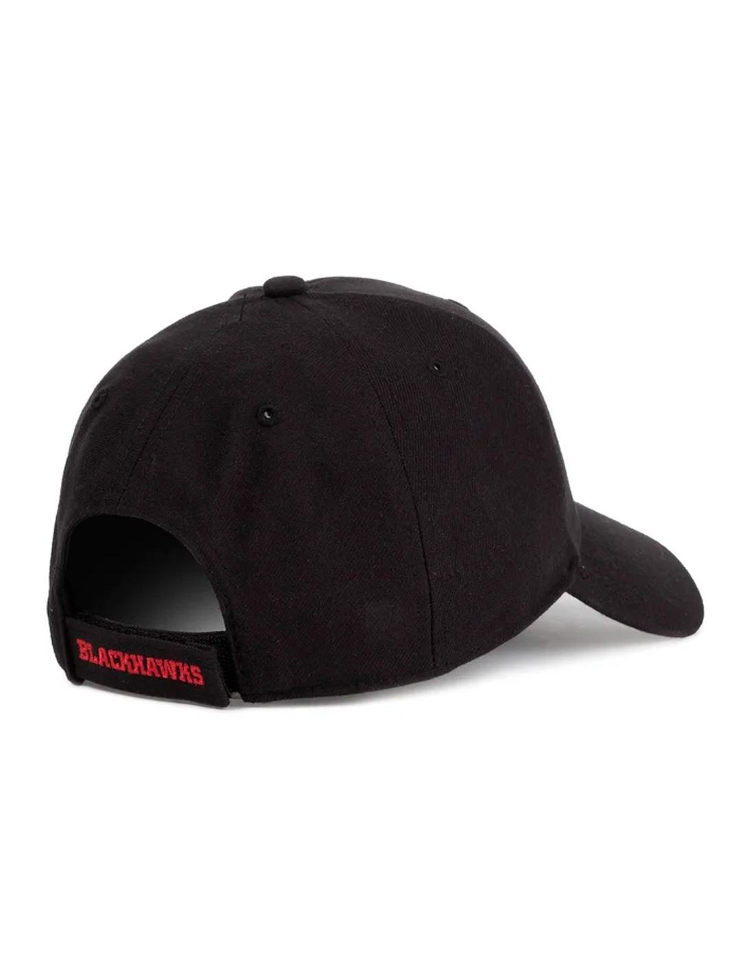 Gorra 47`'Chicago Blackhawks' Negro
