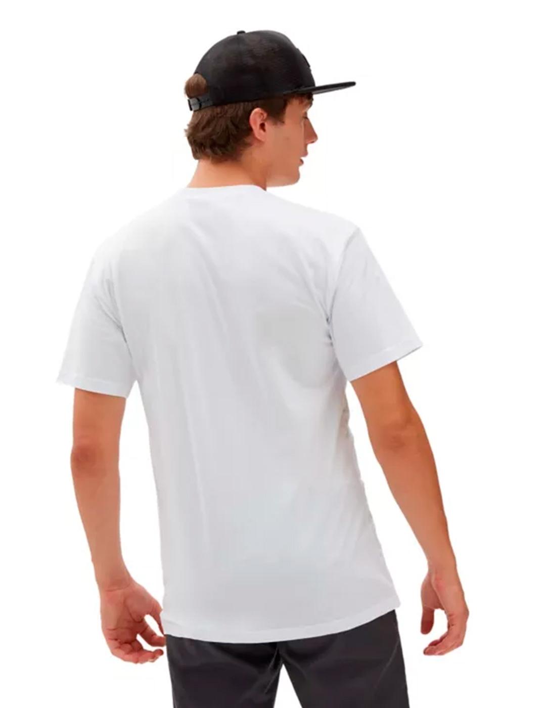 Camiseta Vans LEFT CHEST LOGO blanco unisex