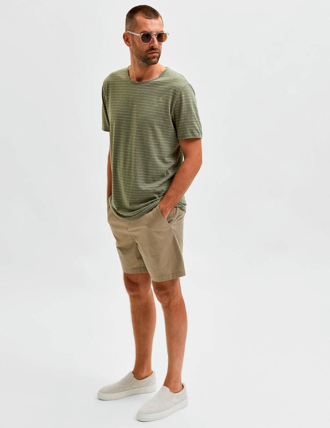 Bermuda Selected 'Comfort Flex' Beige