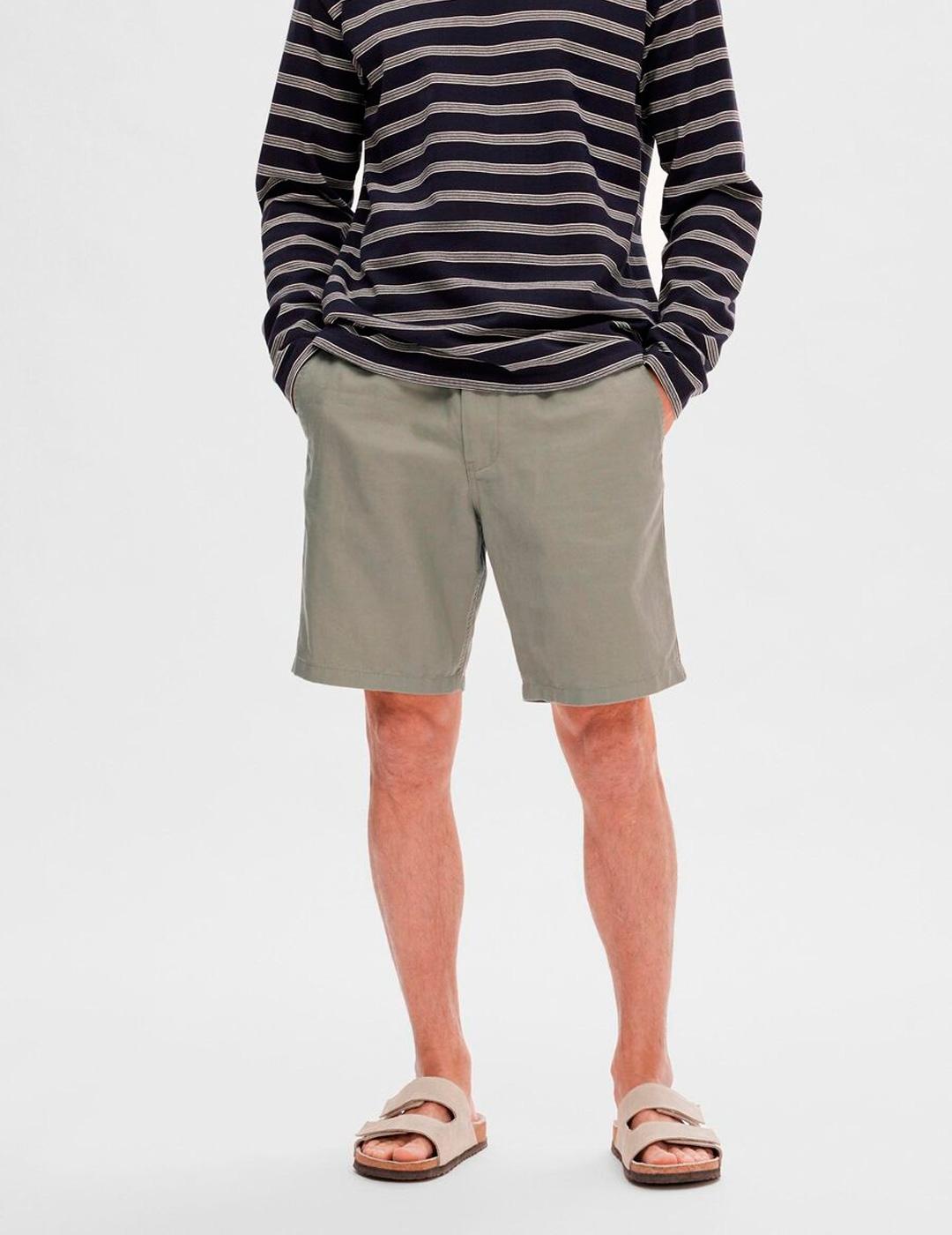 Bermuda Selected 'Jones' Lino Gris Arena