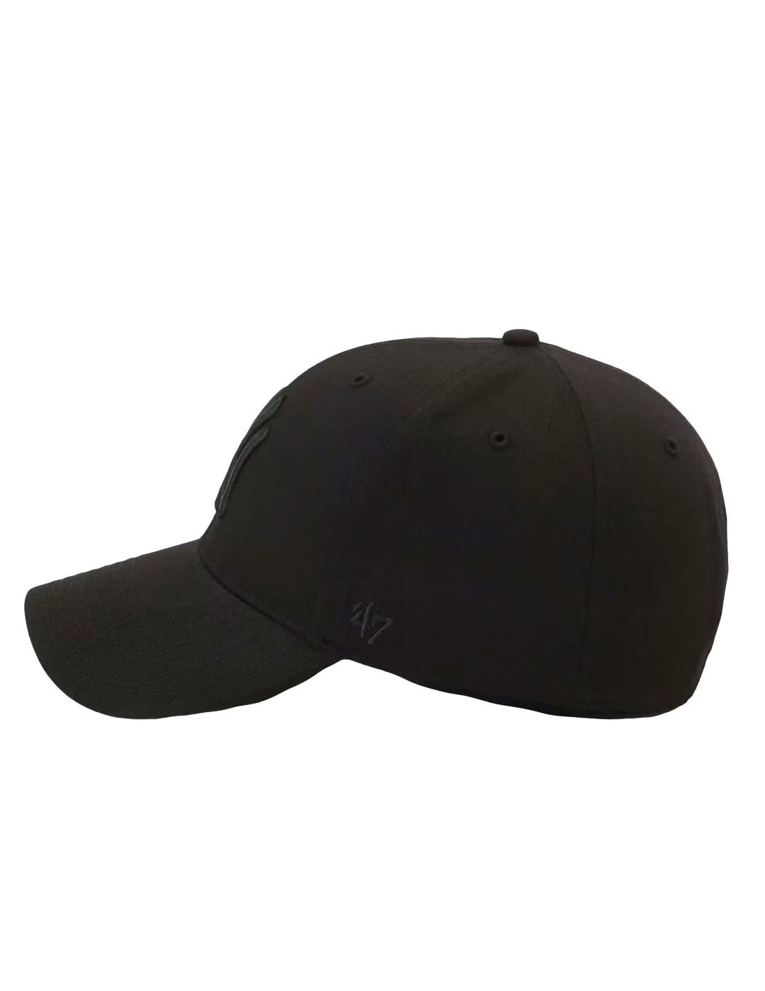 Gorra `47 'New York Yankees' Negro Logo Negro