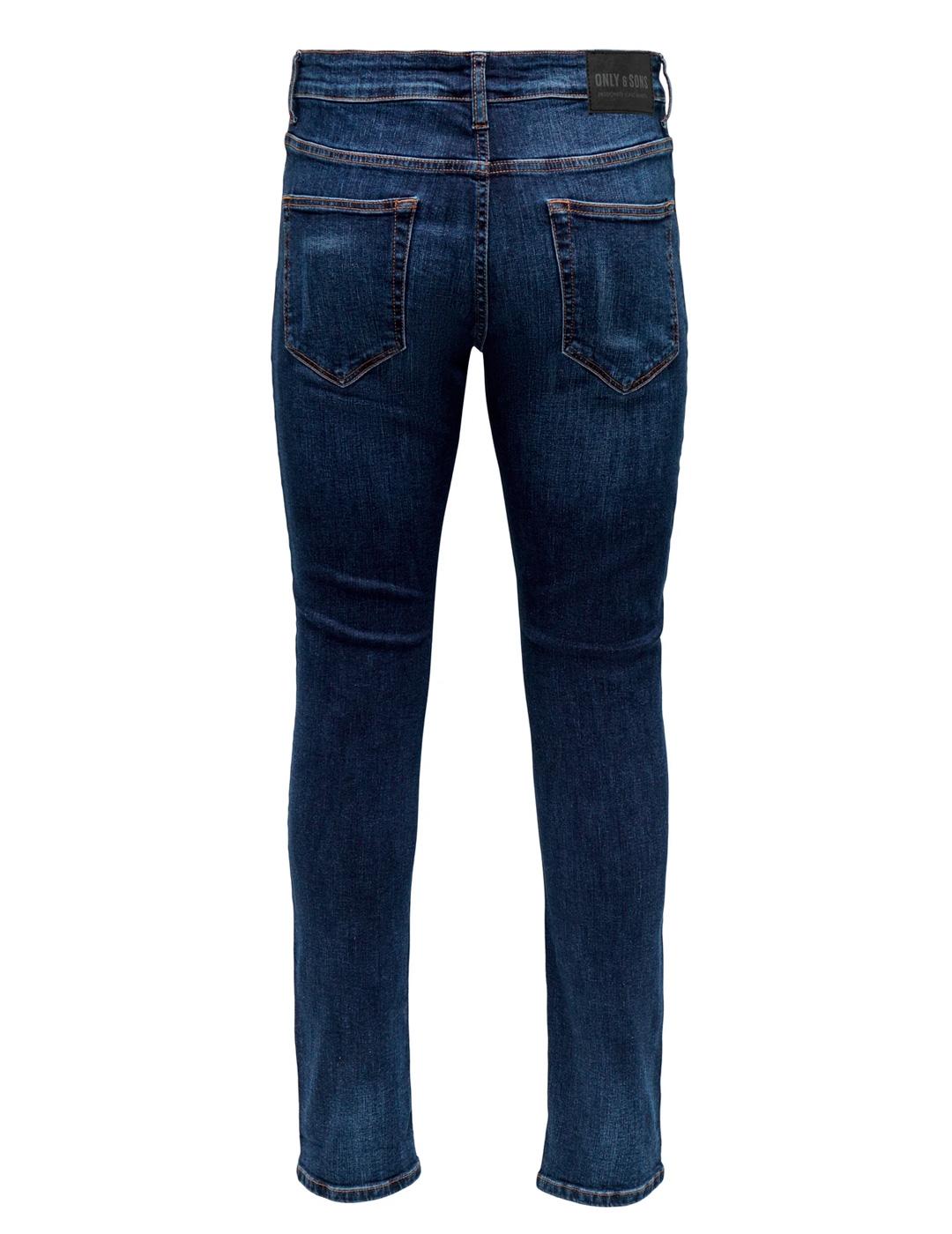 Vaquero Only & Sons LOOM 6749 azul oscuro