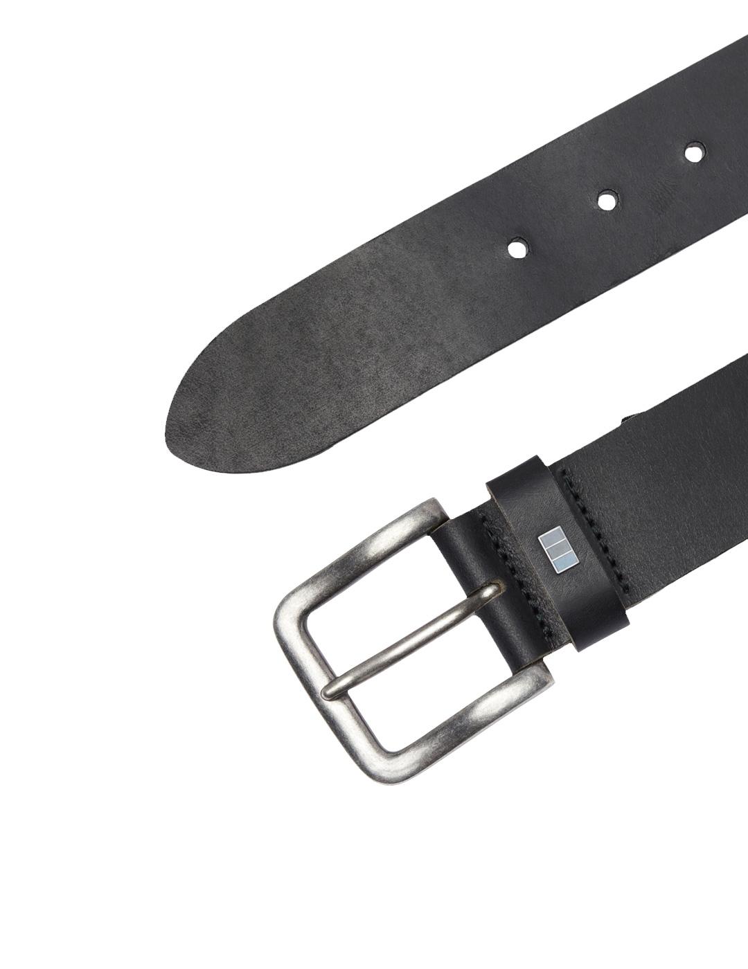 Cinturón Jack & Jones FLAG negro para hombre