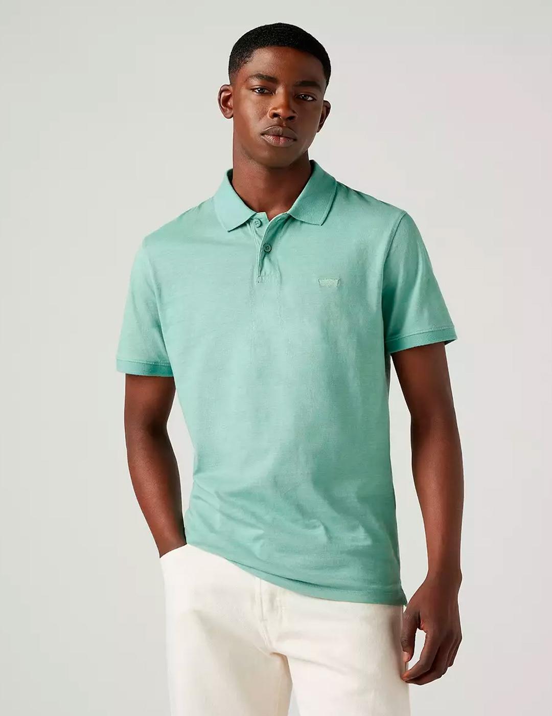 Polo Levi´s 'Housemark' Slim Verde Agua
