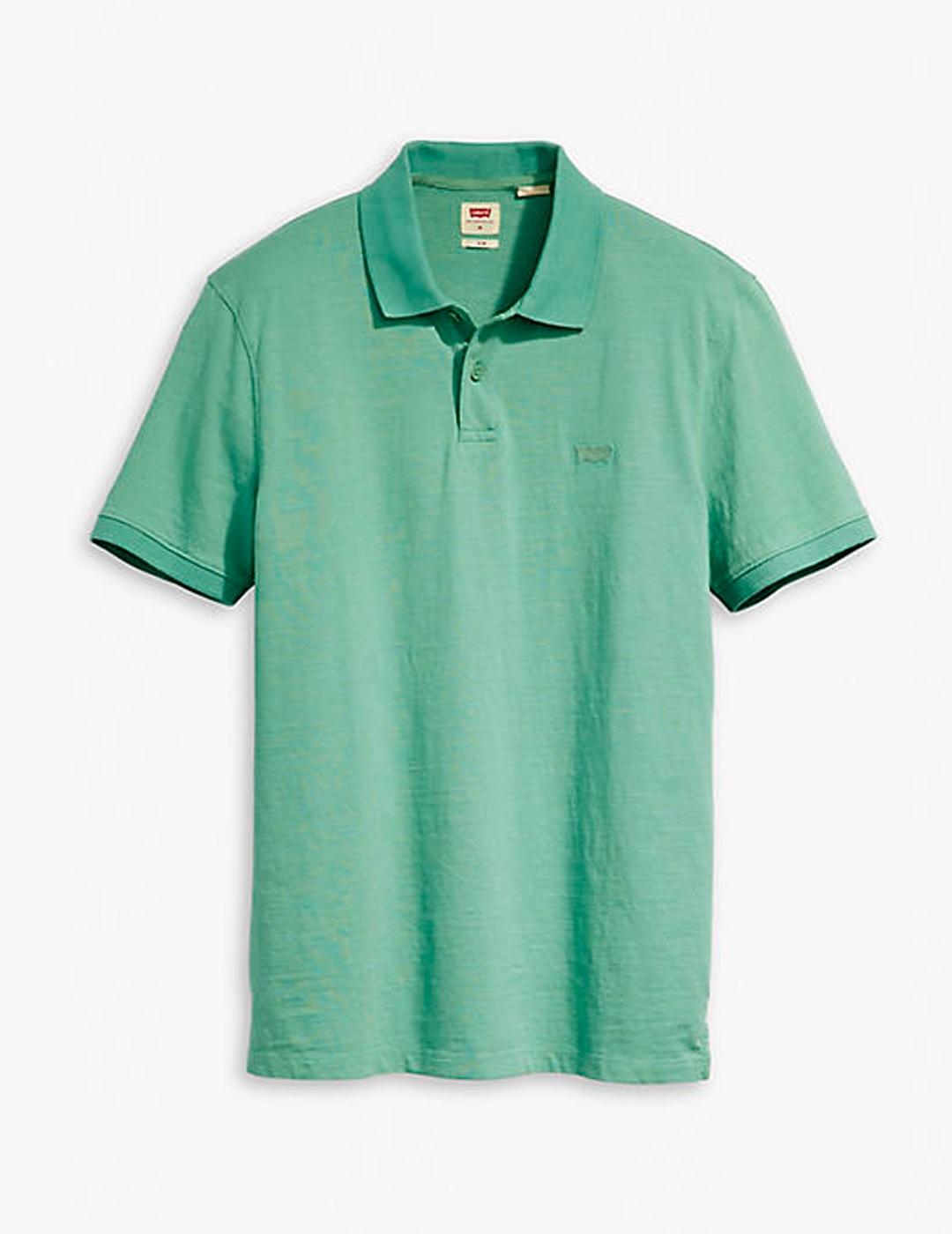 Polo Levi´s 'Housemark' Slim Verde Agua