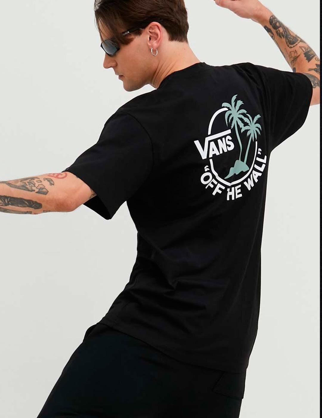 Camiseta Vans 'Classic Mini Dual Palm II' Negro