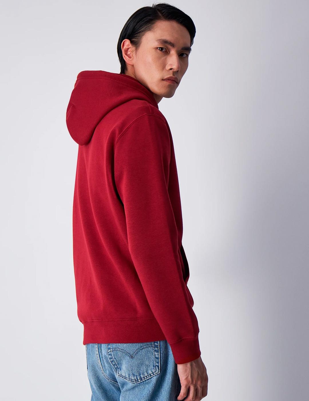 Sudadera Champion 'Legacy' Capucha Rojo Oscuro