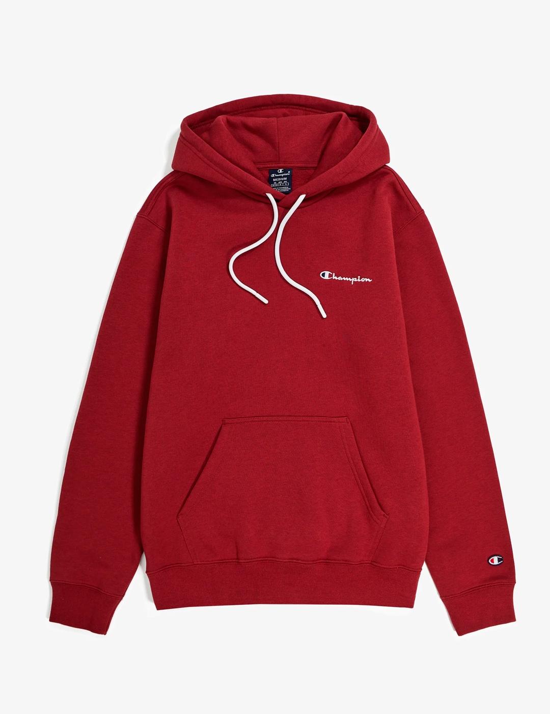 Sudadera Champion 'Legacy' Capucha Rojo Oscuro