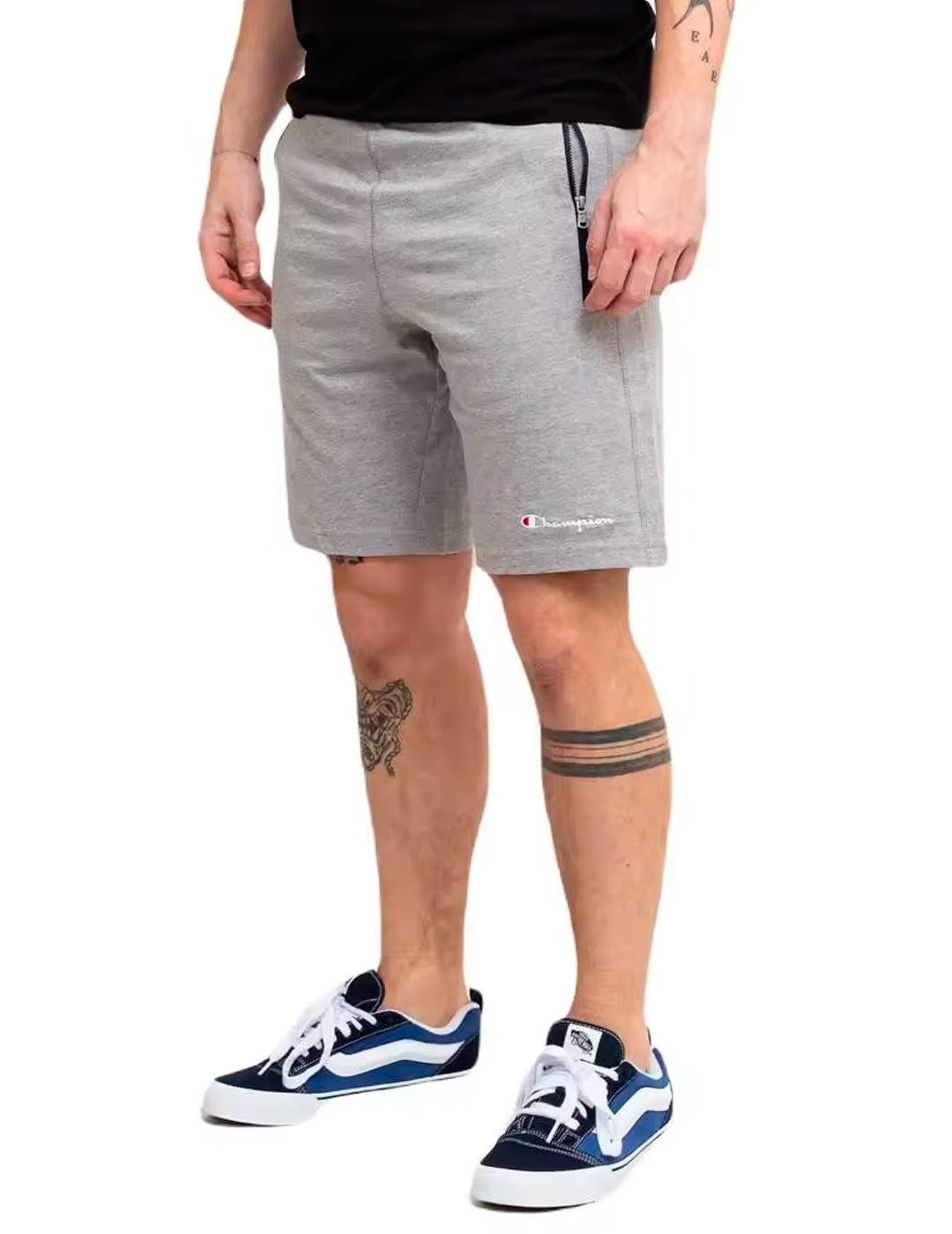 Bermuda Champion 'Legacy' Con Cremalleras Gris