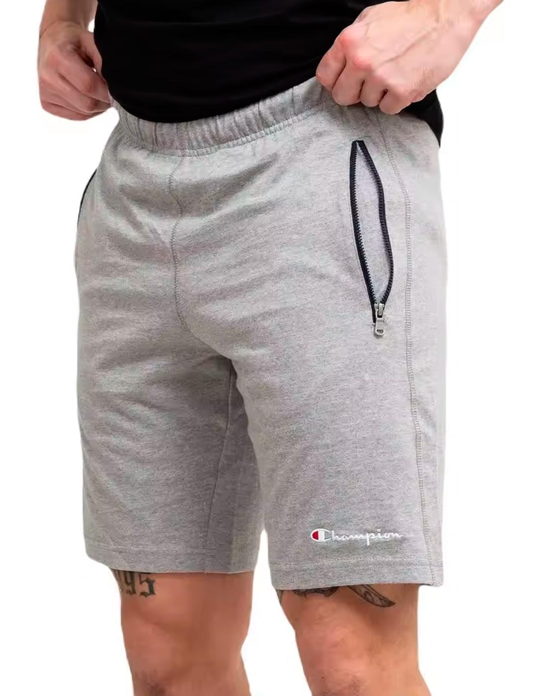 Bermuda Champion 'Legacy' Con Cremalleras Gris