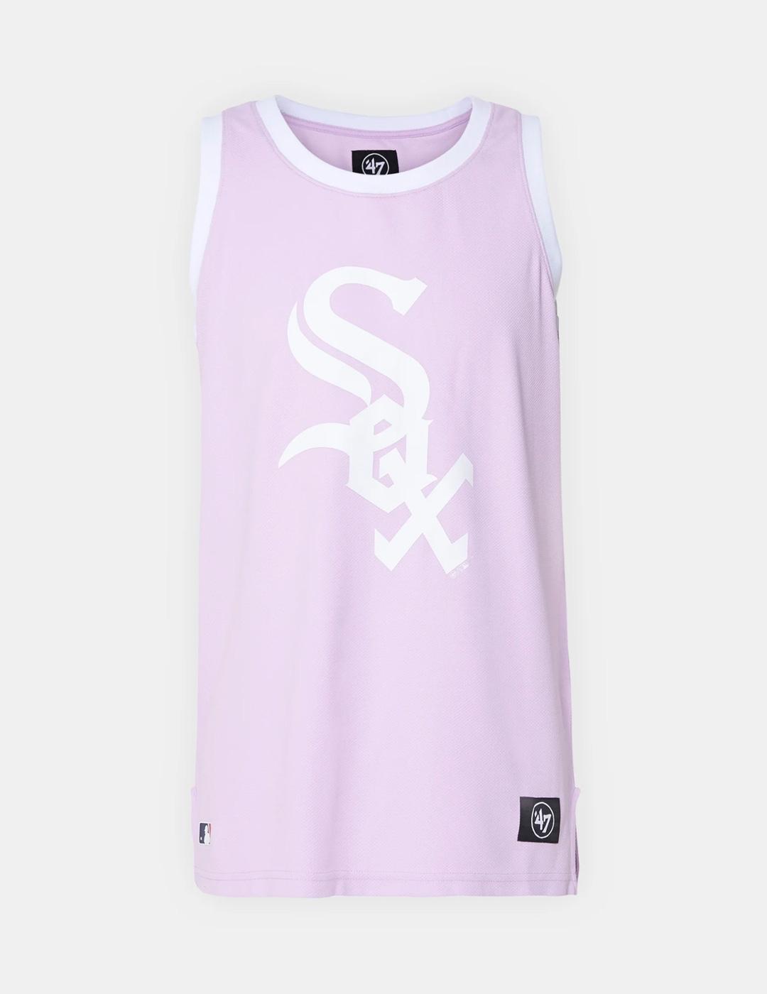 Camiseta 47`Brand 'Chicago White Sox' Tank Lila