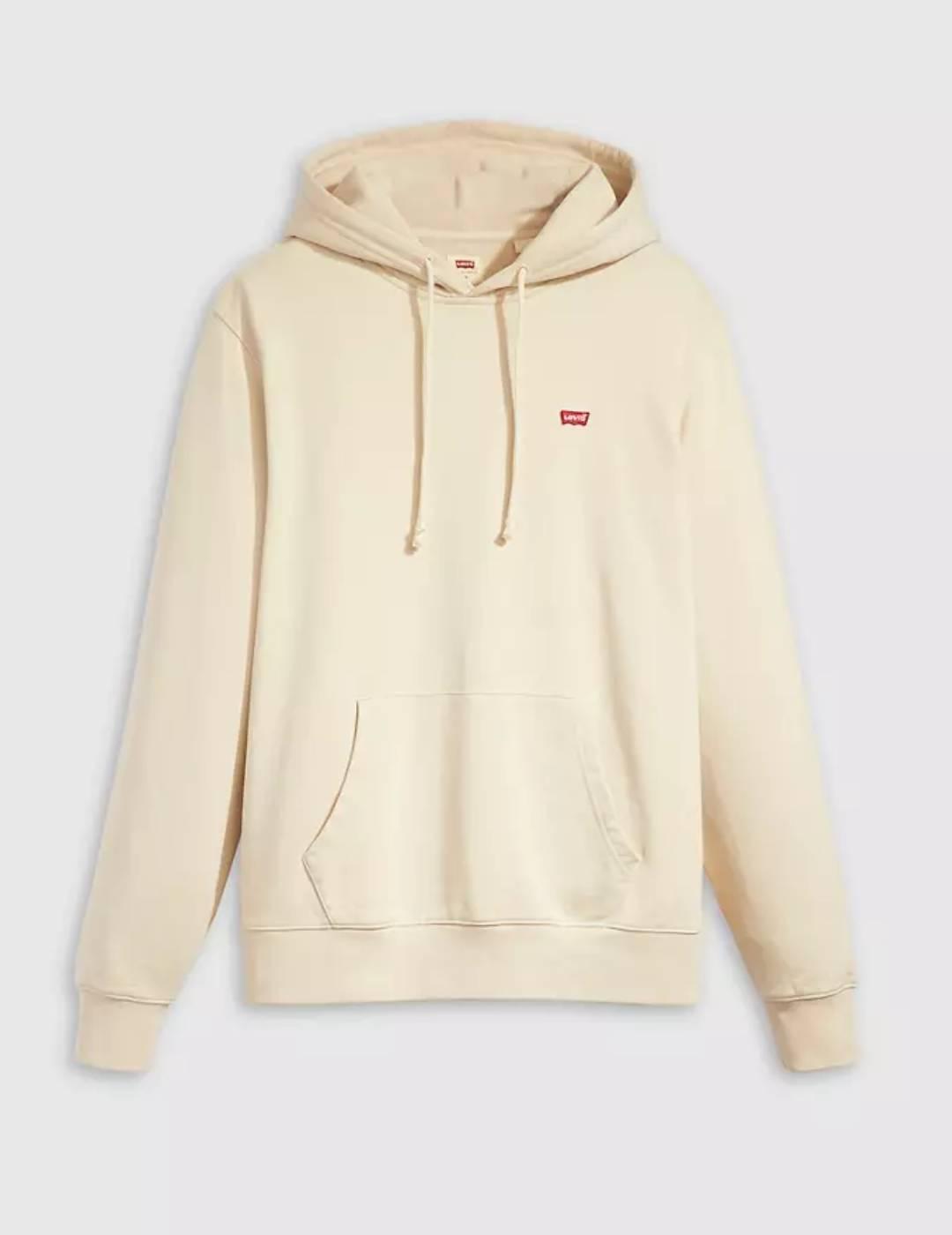 Sudadera Levi’s® ORIGINAL beige con capucha para hombre