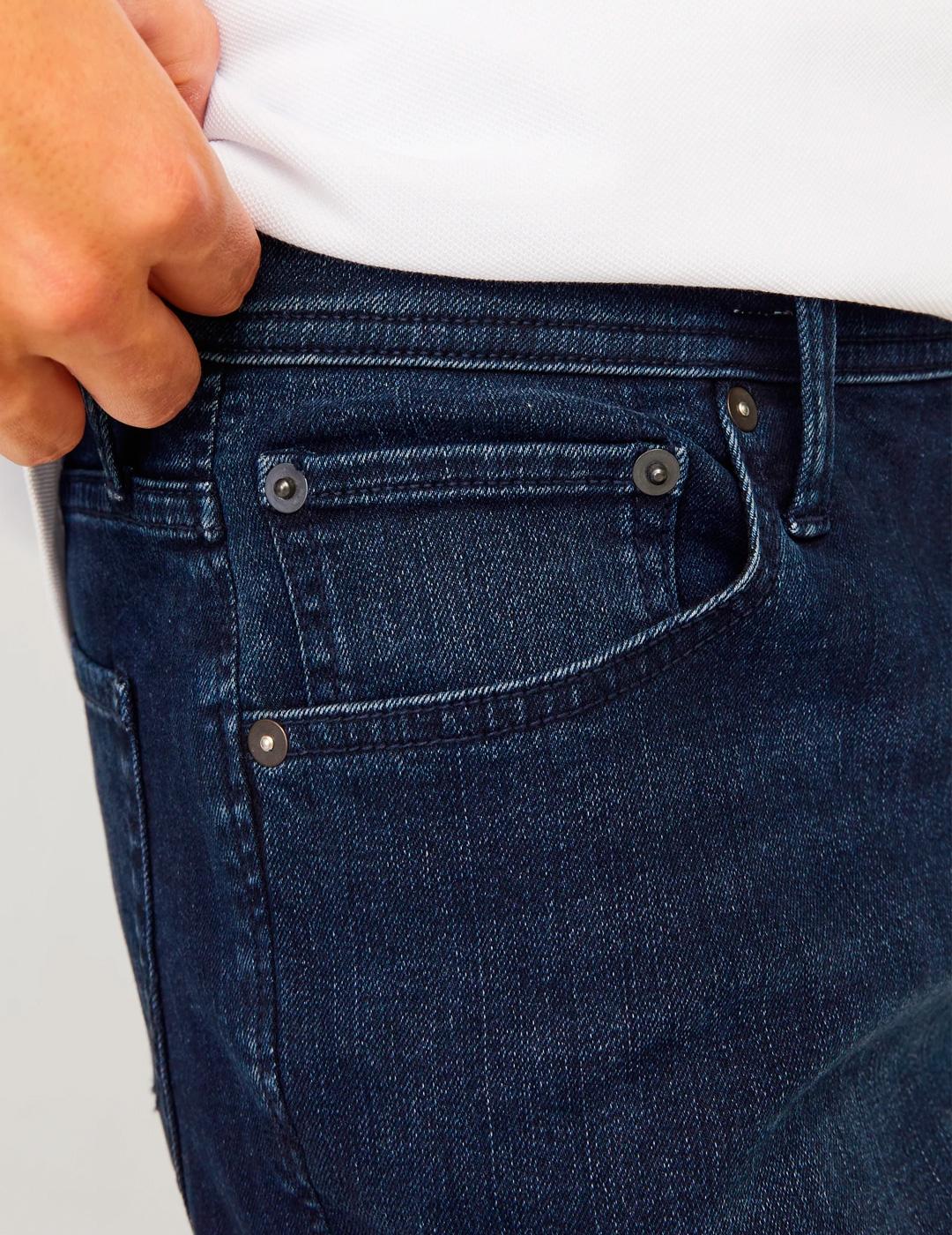 Vaquero Jack & Jones GLENN 260 azul oscuro para hombre