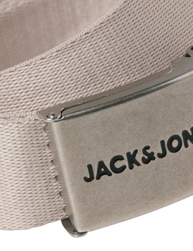 Cinturón Jack & Jones SIMON lona beige hombre