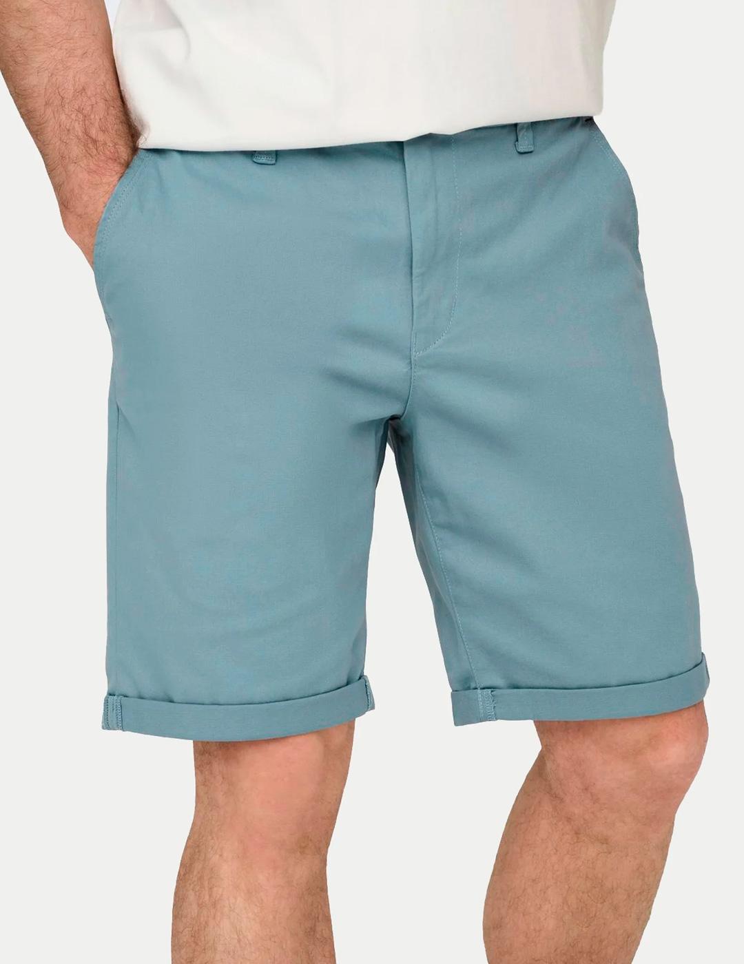 Bermuda Only & Sons PETER azul grisáceo para hombre