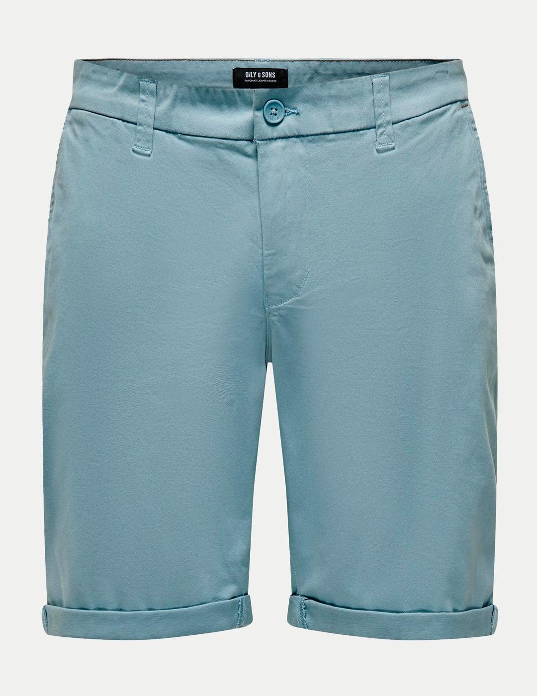 Bermuda Only & Sons PETER azul grisáceo para hombre