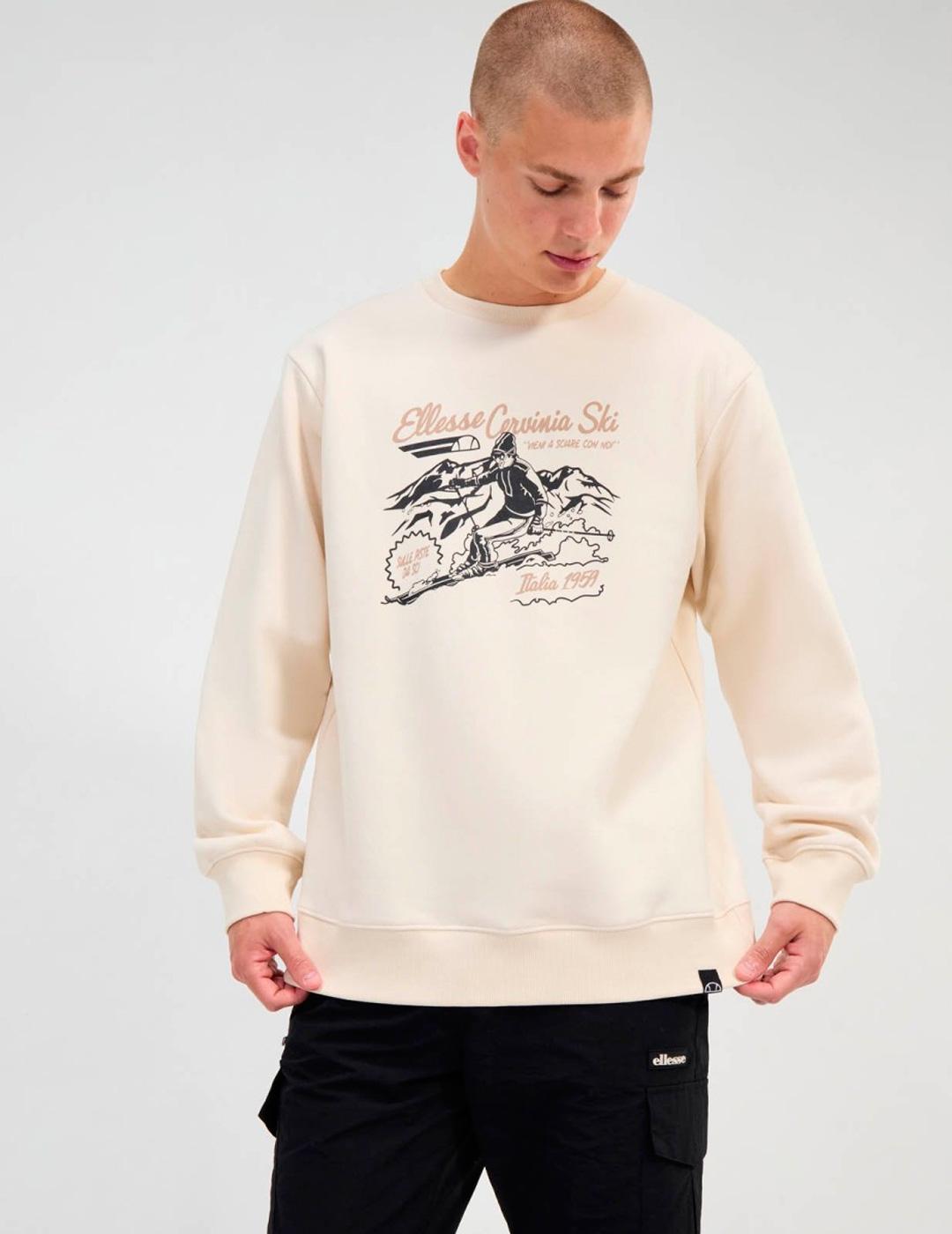 Sudadera Ellesse DELANI crudo para hombre