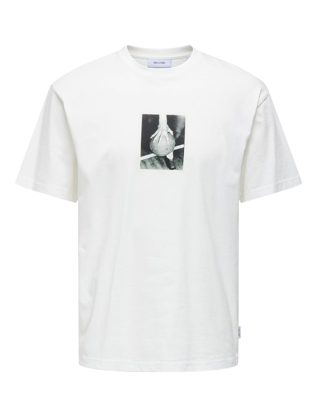 Camiseta Only & Sons 'Dash RLX' Blanco Hombre