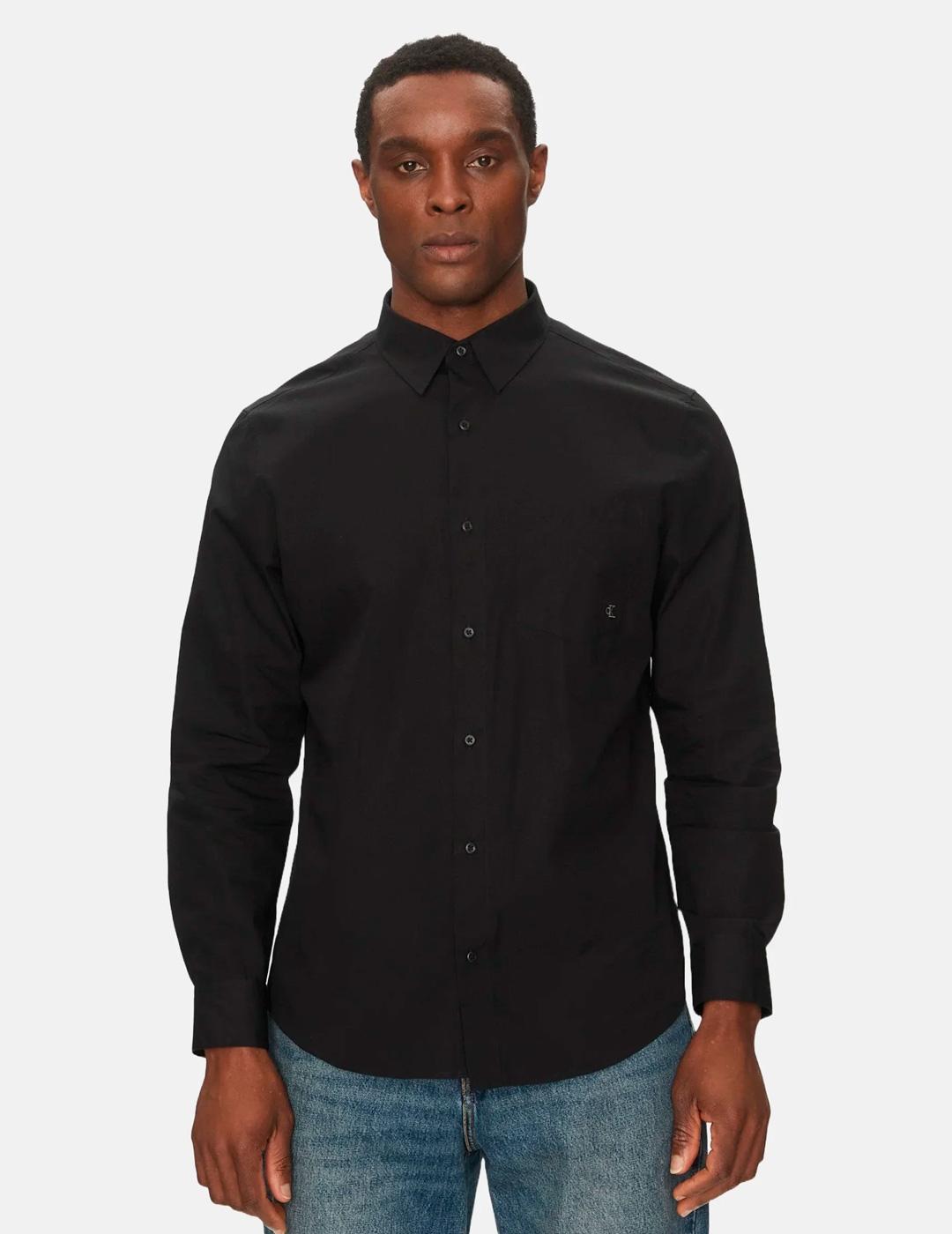 Camisa Calvin Klein 'Classic' Negro Hombre