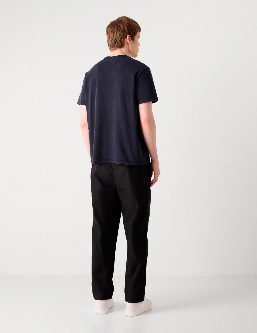 Camiseta Calvin Klein 'Acid Wash 20S' Marino Hombre