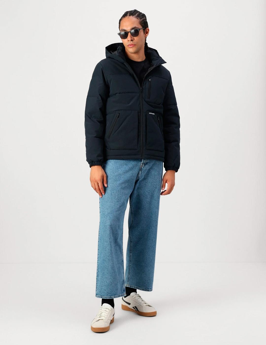 Chaqueta Jack & Jones OTTO marino con capucha