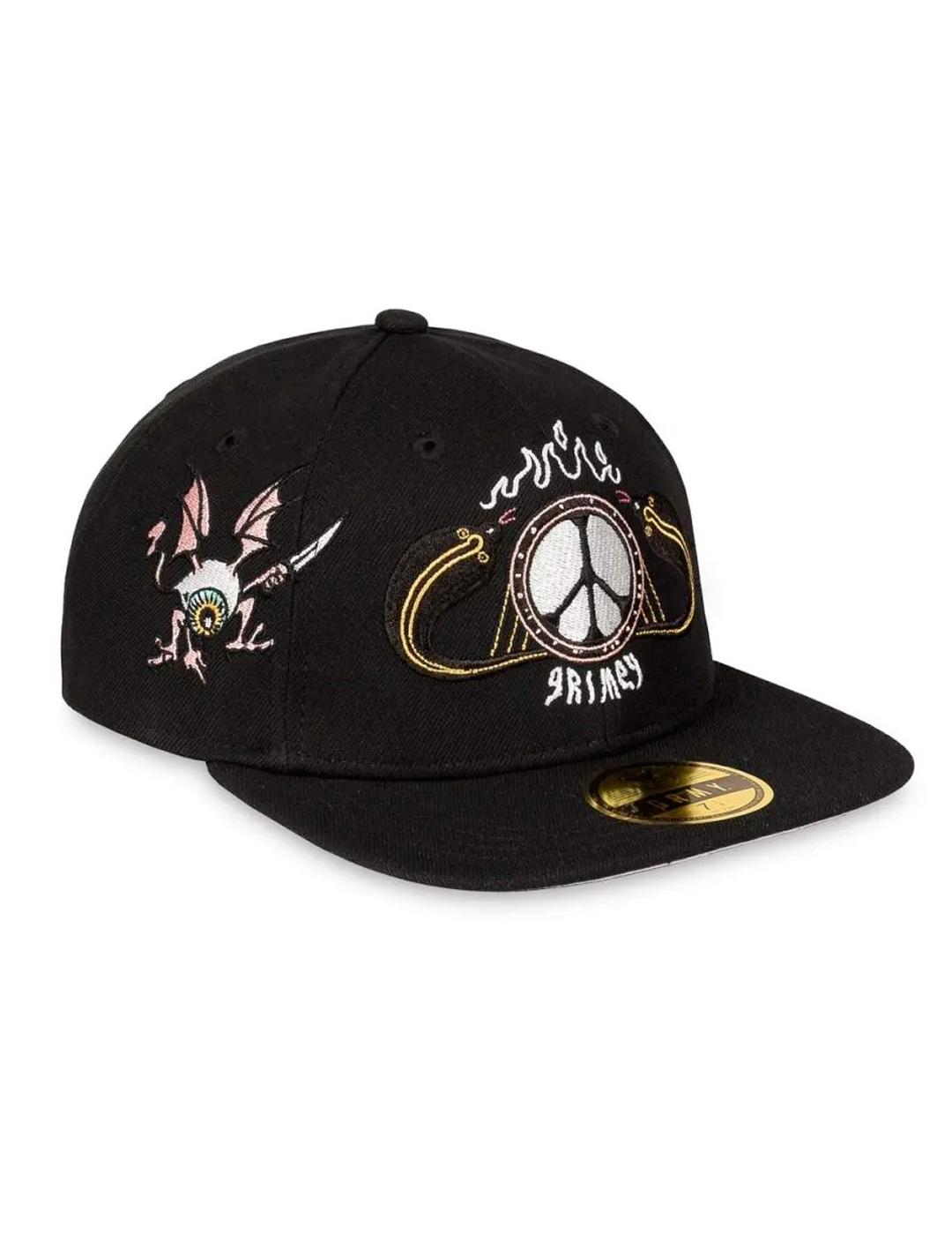 Gorra Grimey 'Peace Within' Negro Unisex
