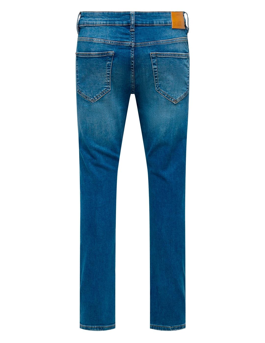 Vaquero Only & Sons 'Loom 3030' Slim Fit Blue Denim Hombre