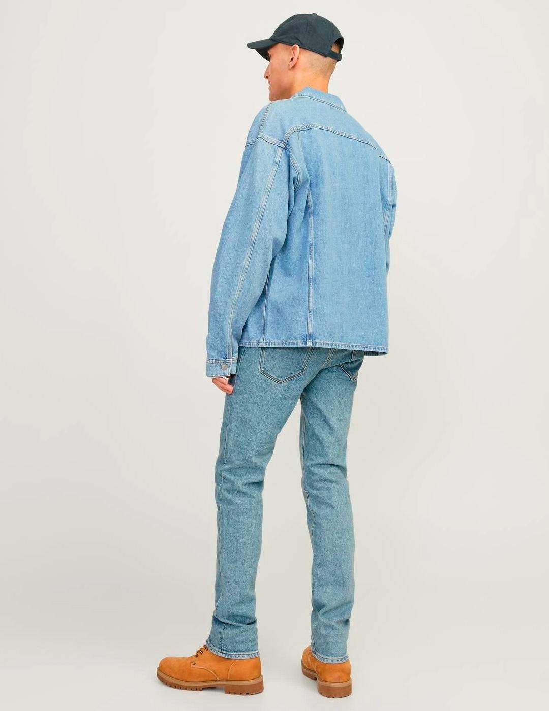 Vaquero Jack & Jones 'Clark Evans' Blue Denim Hombre