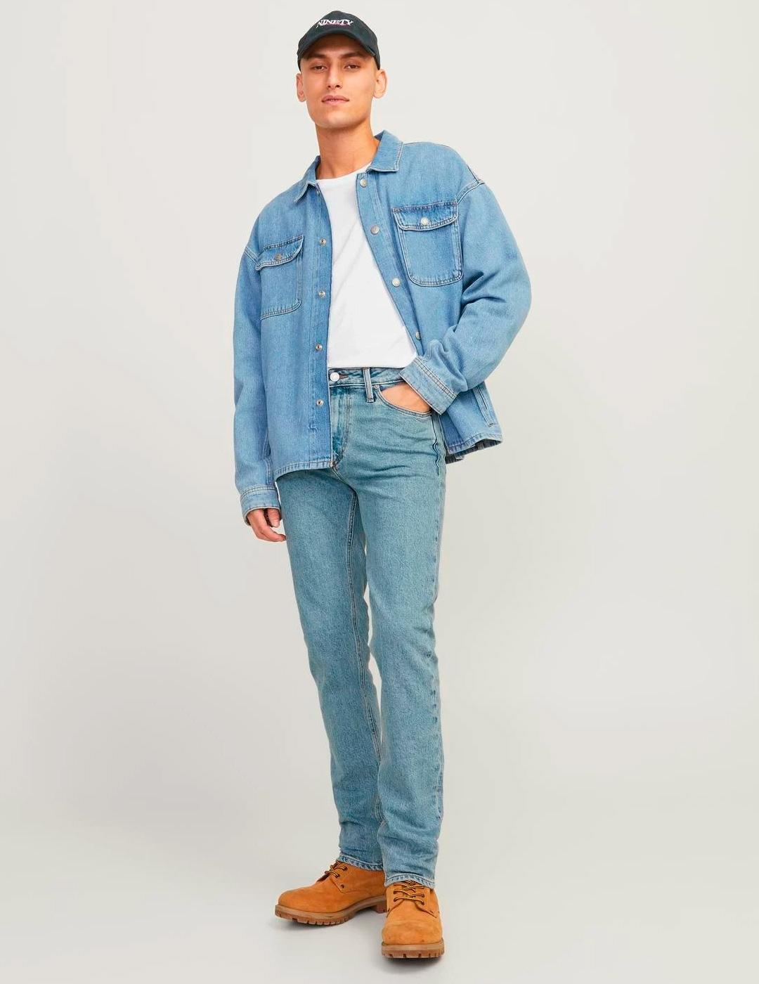 Vaquero Jack & Jones 'Clark Evans' Blue Denim Hombre