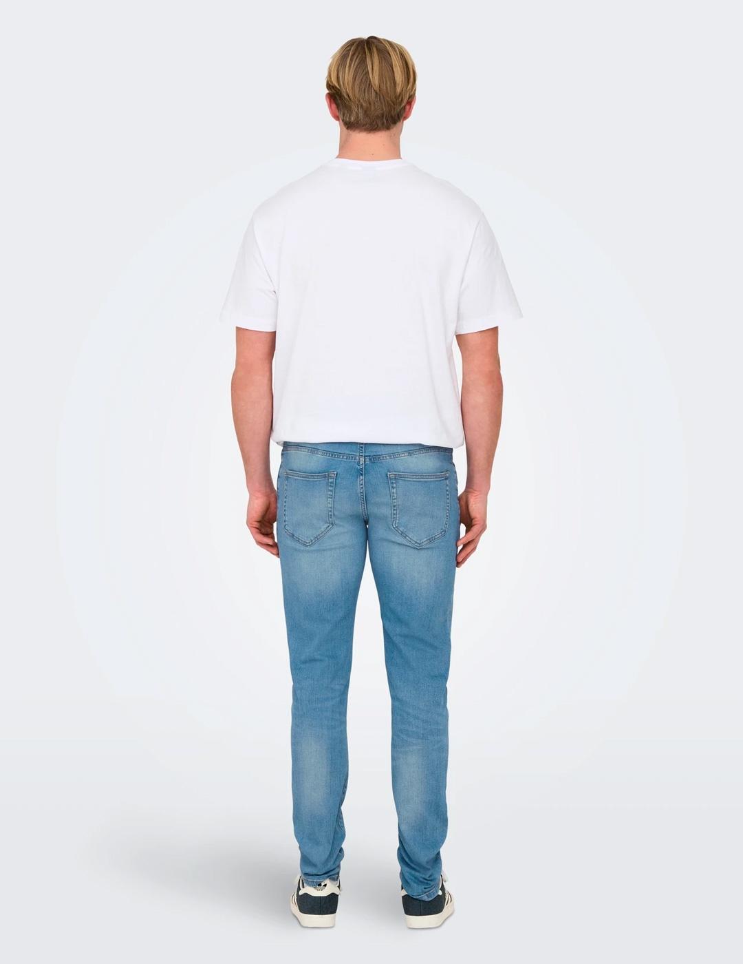 Vaquero Only & Sons LOOM slim fit azul para hombre