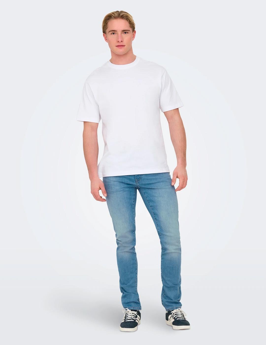 Vaquero Only & Sons LOOM slim fit azul para hombre