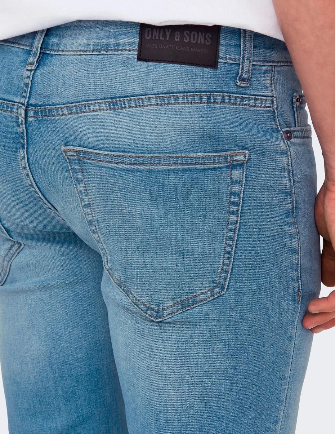 Vaquero Only & Sons LOOM slim fit azul para hombre