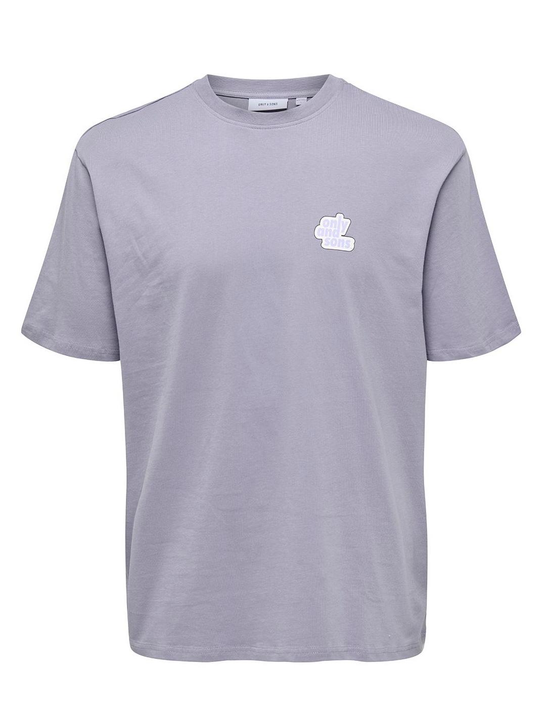 Camiseta Only & Sons 'Sarch RLX' Lila Hombre