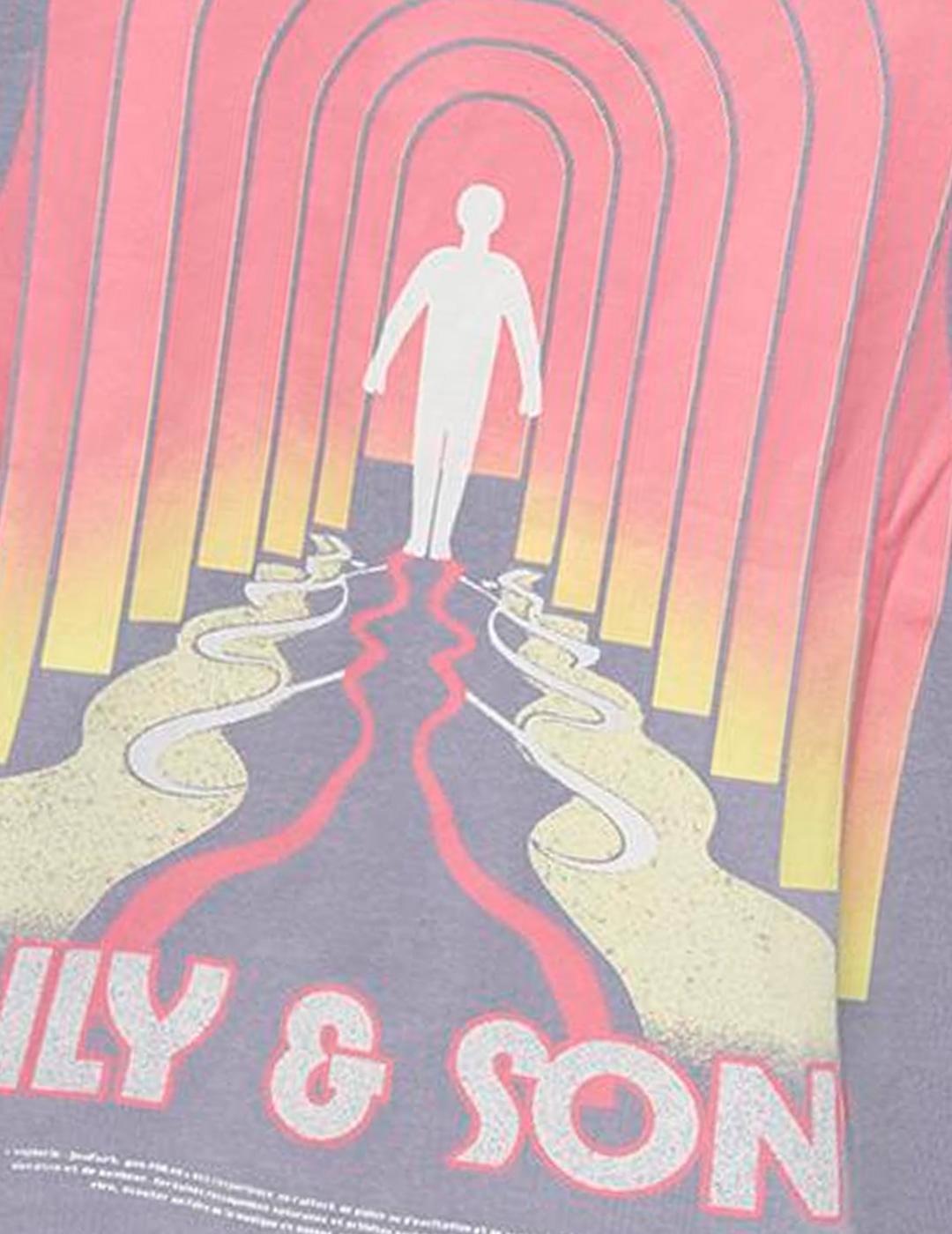 Camiseta Only & Sons 'Sarch RLX' Lila Hombre