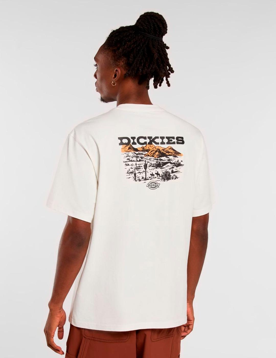Camiseta Dickies LANDSCAPE Manga Corta Blanco Hombre