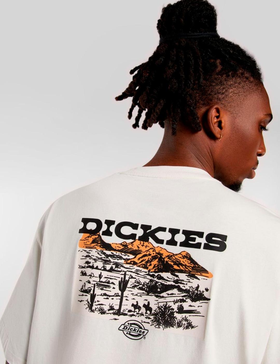 Camiseta Dickies LANDSCAPE Manga Corta Blanco Hombre
