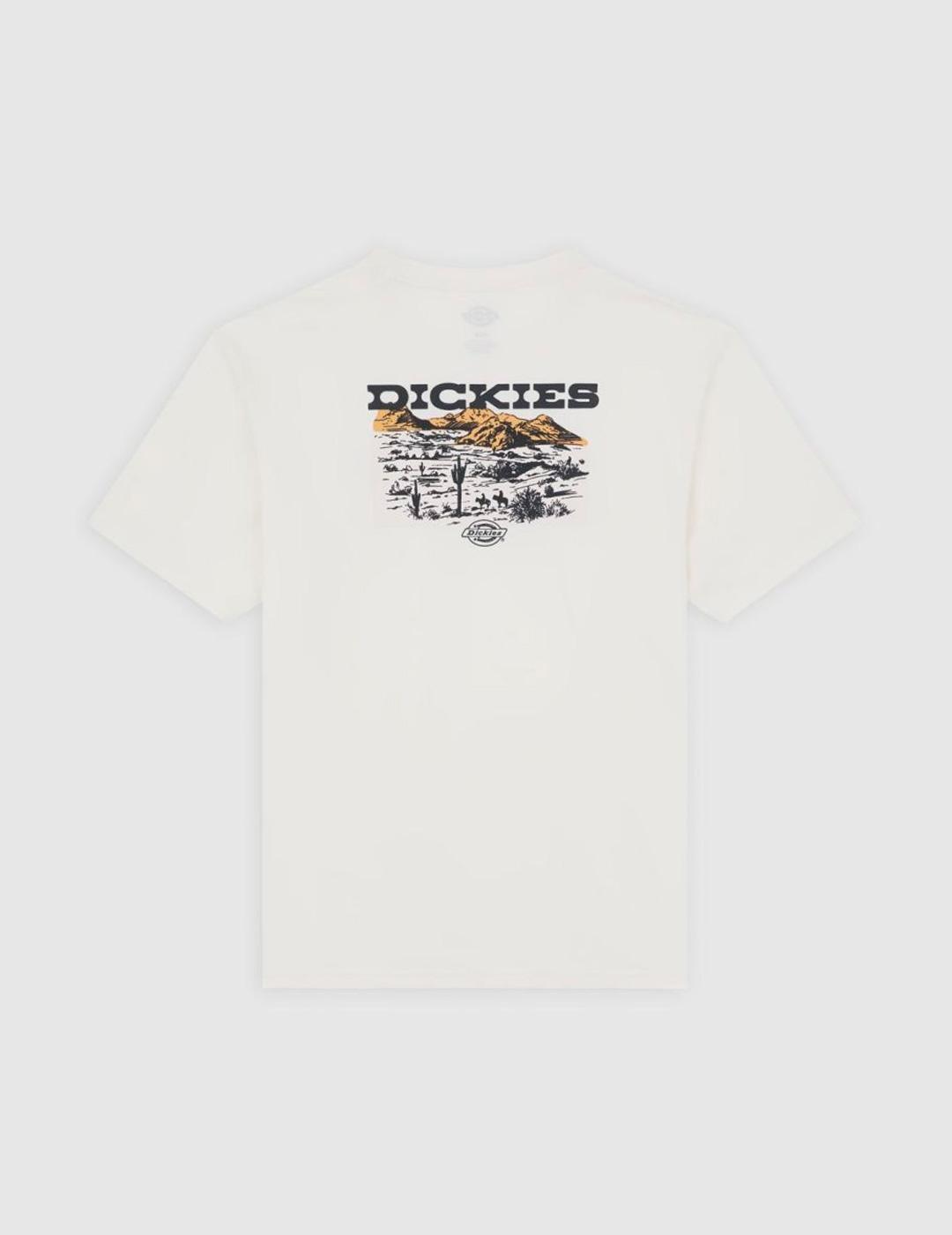 Camiseta Dickies LANDSCAPE Manga Corta Blanco Hombre