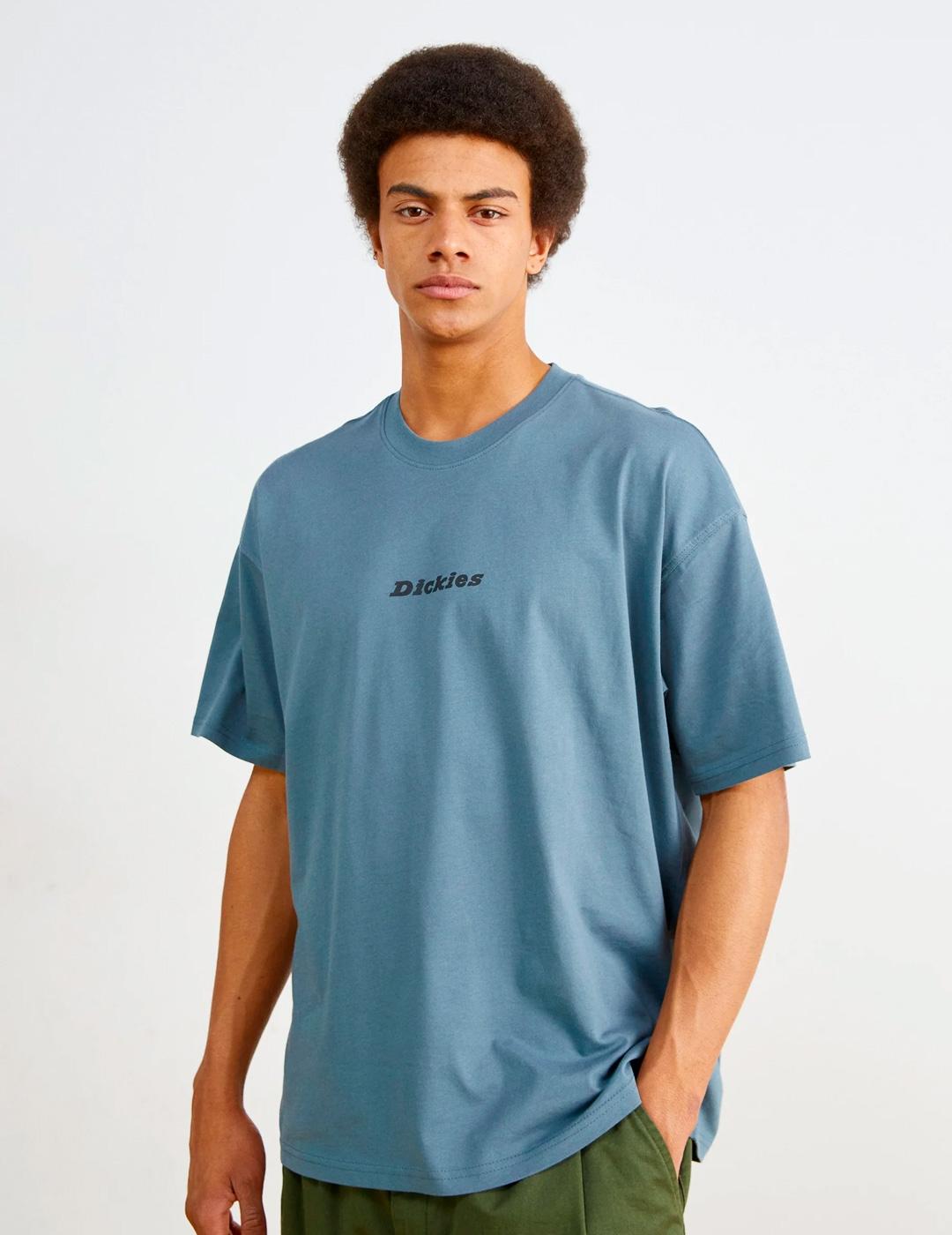 Camiseta Dickies 'Entreprise' Manga Corta Azul Denim Hombre