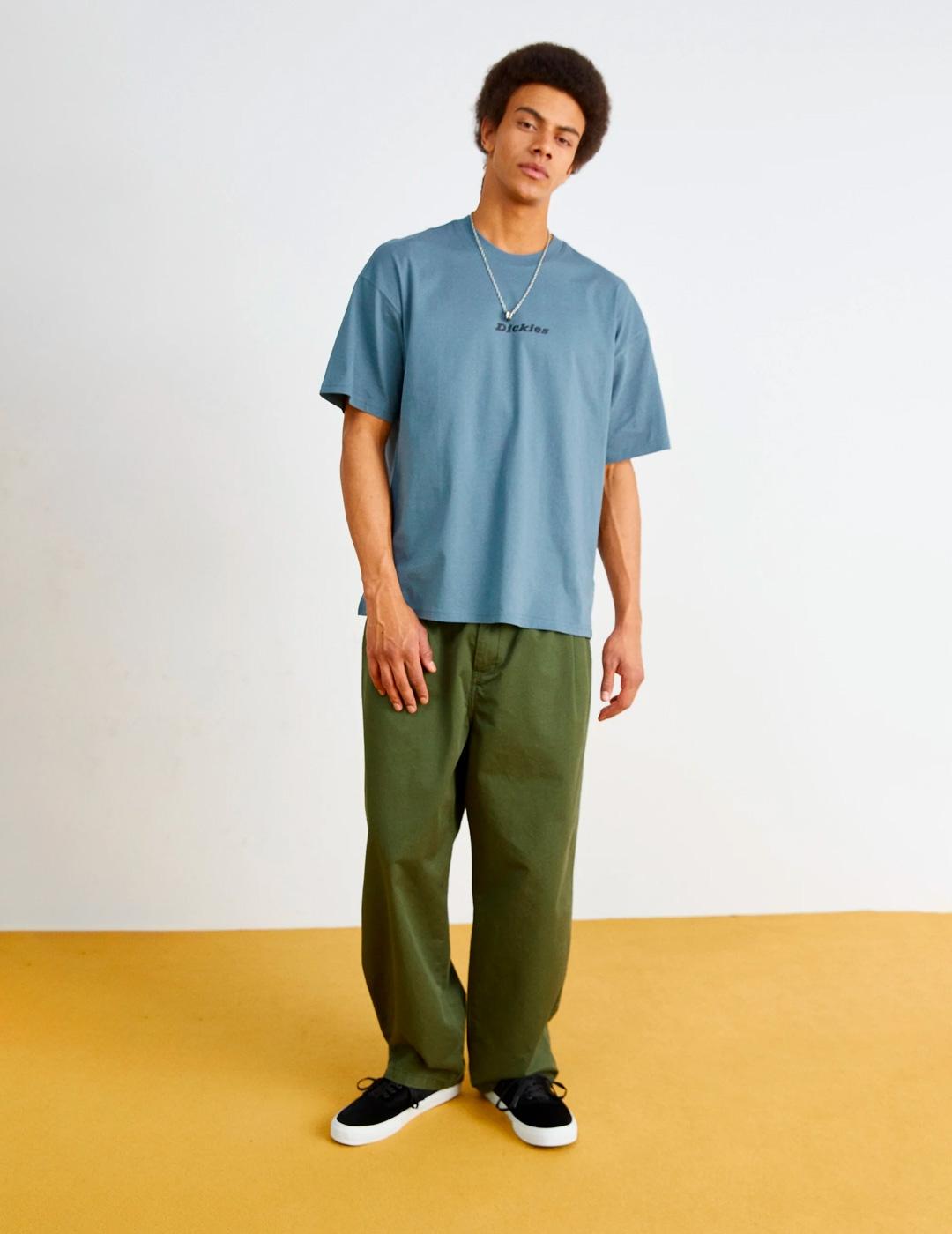 Camiseta Dickies 'Entreprise' Manga Corta Azul Denim Hombre