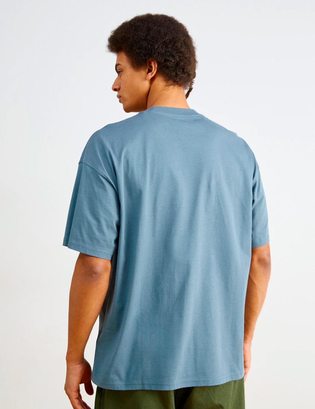 Camiseta Dickies 'Entreprise' Manga Corta Azul Denim Hombre