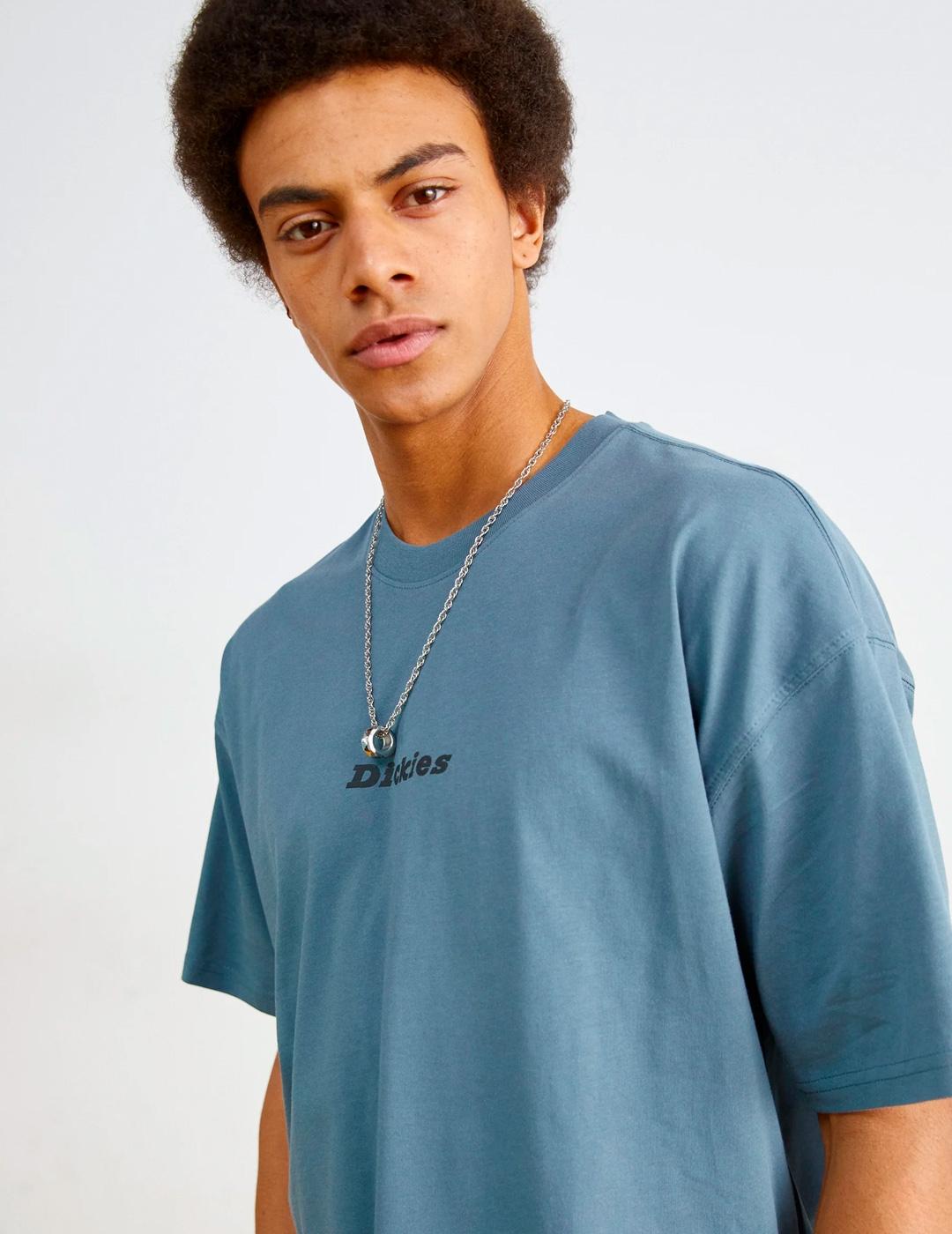 Camiseta Dickies 'Entreprise' Manga Corta Azul Denim Hombre