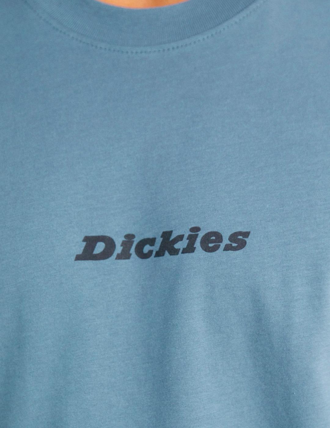 Camiseta Dickies 'Entreprise' Manga Corta Azul Denim Hombre