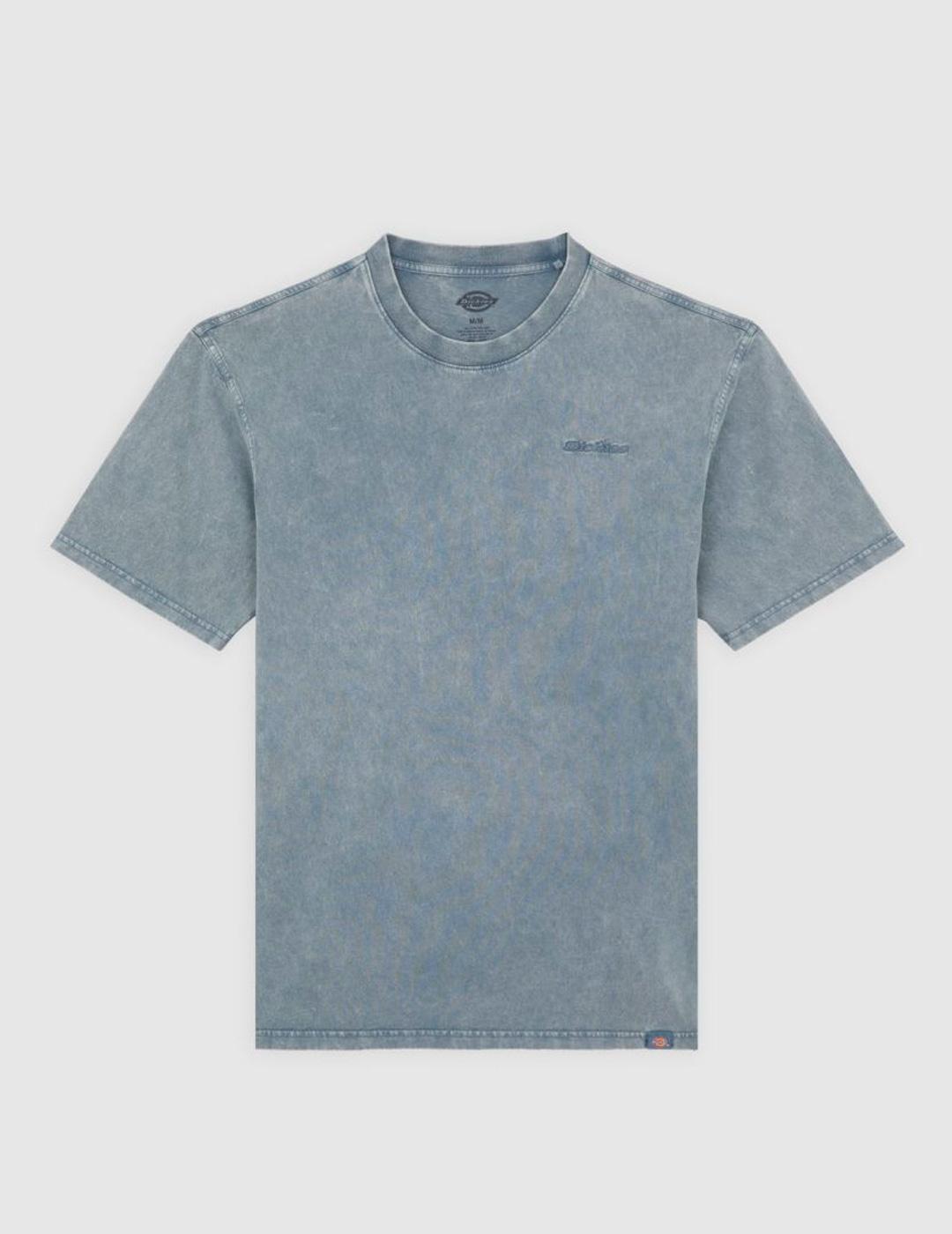 Camiseta Dickies 'Plentywood' Manga Corta Gris Azul Hombre